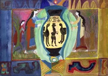 Griekse ceremonie, uit de Griekse Ervaring Serie